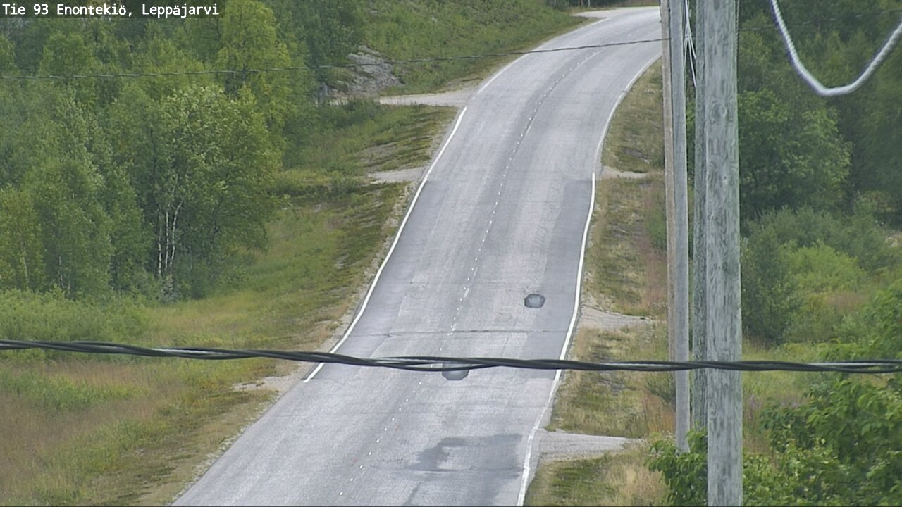 Weather Camera Image Road 93 Enontekiö, Leppäjärvi, Enontekiö, Lappi