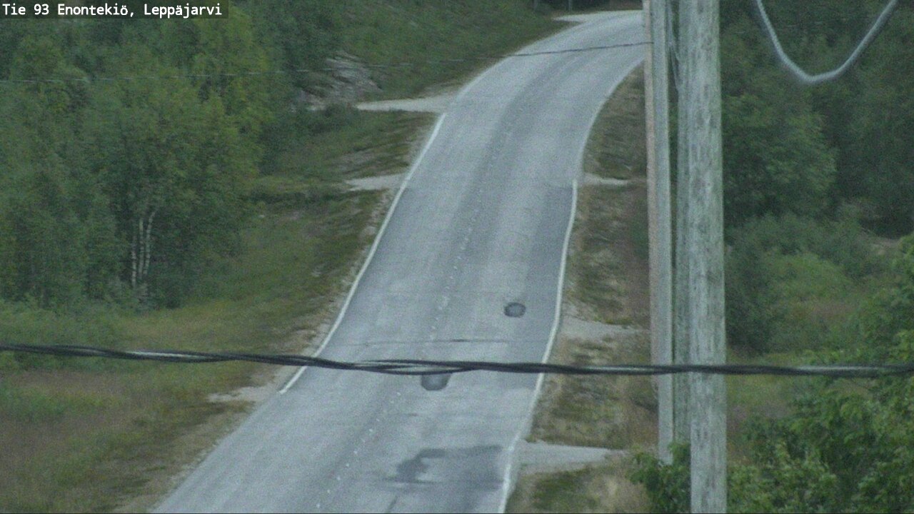 Weather Camera Image Road 93 Enontekiö, Leppäjärvi, Enontekiö, Lappi