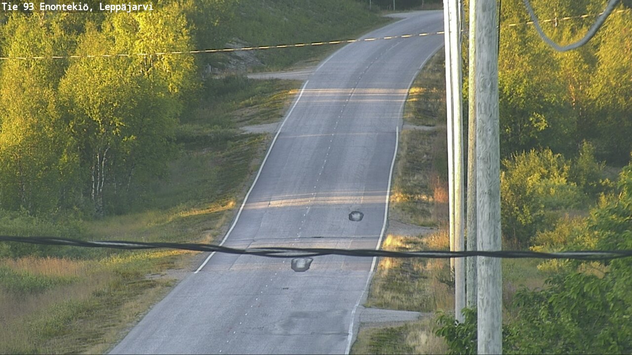 Weather Camera Image Road 93 Enontekiö, Leppäjärvi, Enontekiö, Lappi