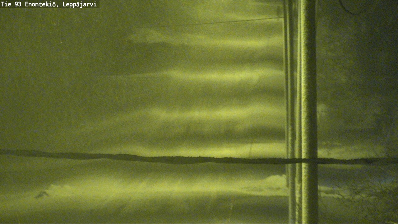 Weather Camera Image Väg 93 Enontekis, Leppäjärvi, Enontekiö, Lappi