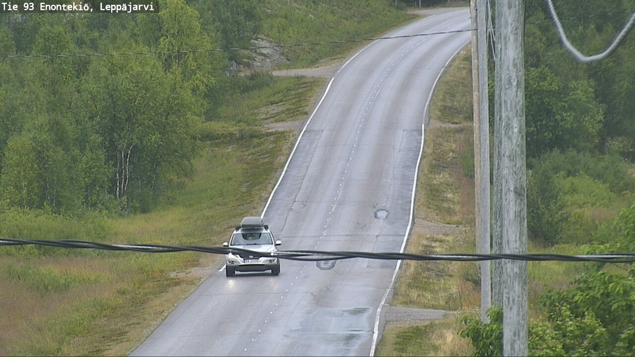 Weather Camera Image Road 93 Enontekiö, Leppäjärvi, Enontekiö, Lappi