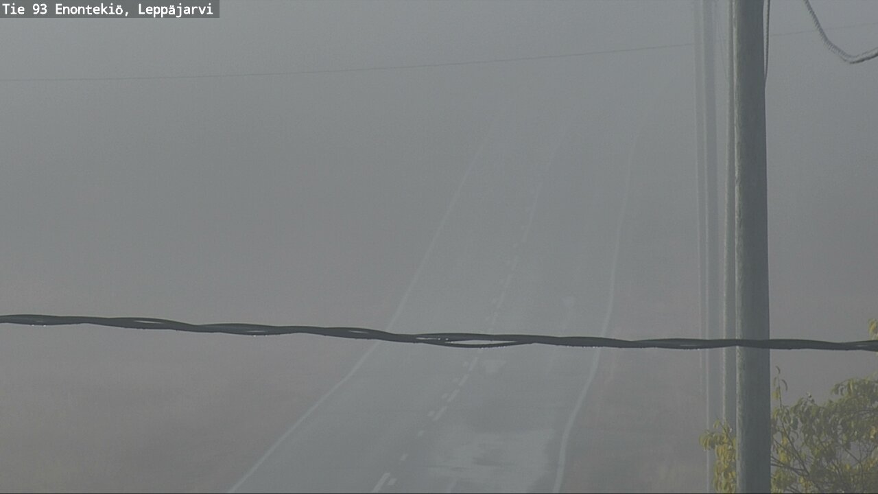 Weather Camera Image Road 93 Enontekiö, Leppäjärvi, Enontekiö, Lappi