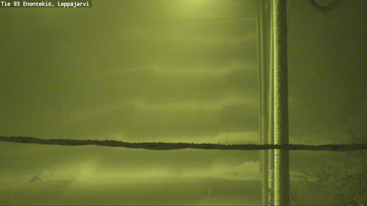 Weather Camera Image Väg 93 Enontekis, Leppäjärvi, Enontekiö, Lappi