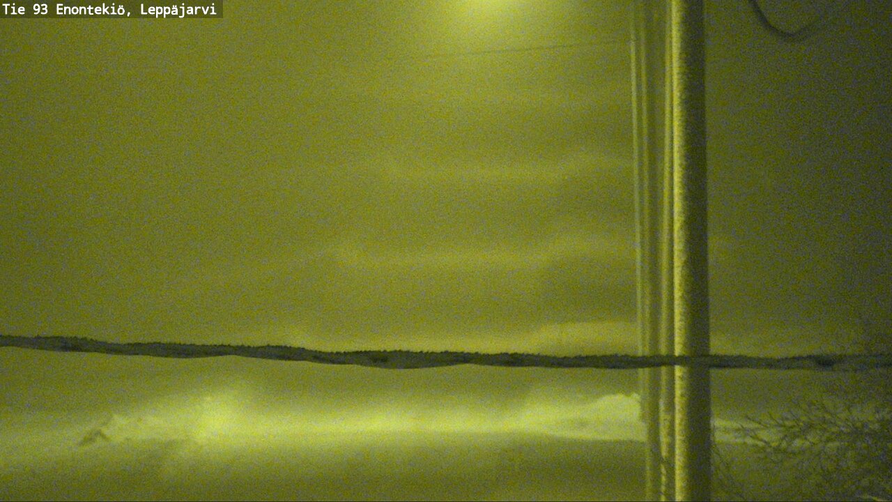 Weather Camera Image Väg 93 Enontekis, Leppäjärvi, Enontekiö, Lappi