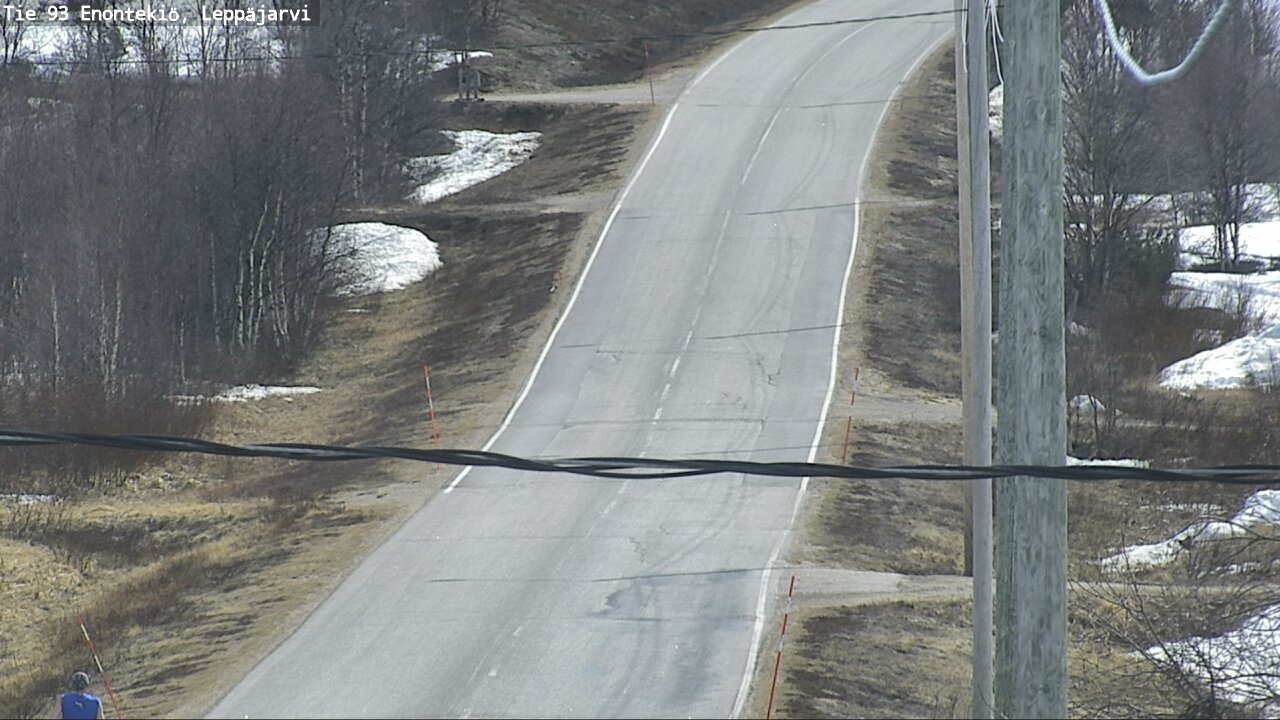 Weather Camera Image Road 93 Enontekiö, Leppäjärvi, Enontekiö, Lappi