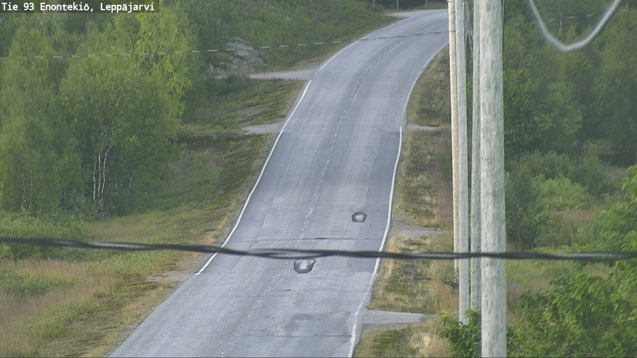 Weather Camera Image Road 93 Enontekiö, Leppäjärvi, Enontekiö, Lappi