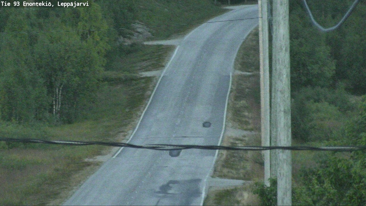 Weather Camera Image Road 93 Enontekiö, Leppäjärvi, Enontekiö, Lappi