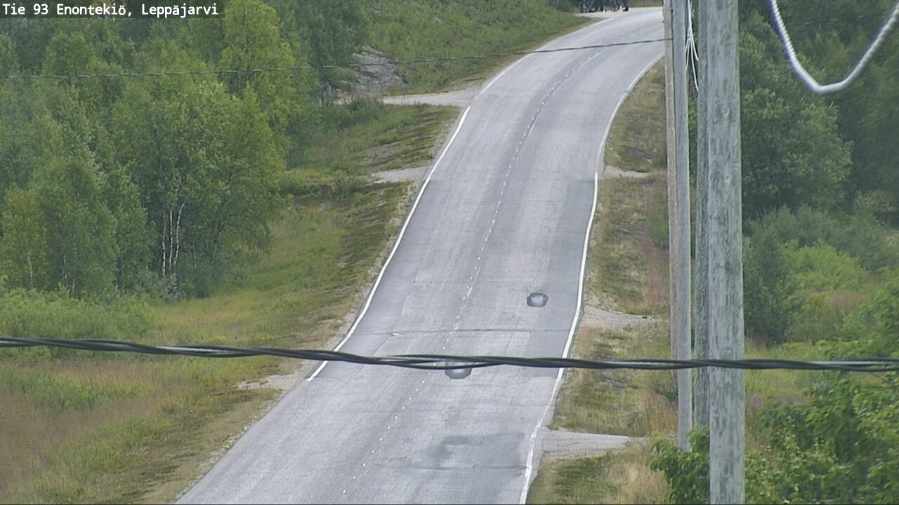 Weather Camera Image Road 93 Enontekiö, Leppäjärvi, Enontekiö, Lappi