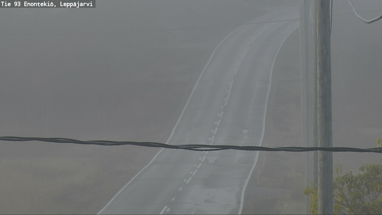 Weather Camera Image Road 93 Enontekiö, Leppäjärvi, Enontekiö, Lappi