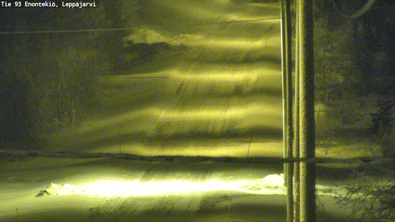 Weather Camera Image Väg 93 Enontekis, Leppäjärvi, Enontekiö, Lappi