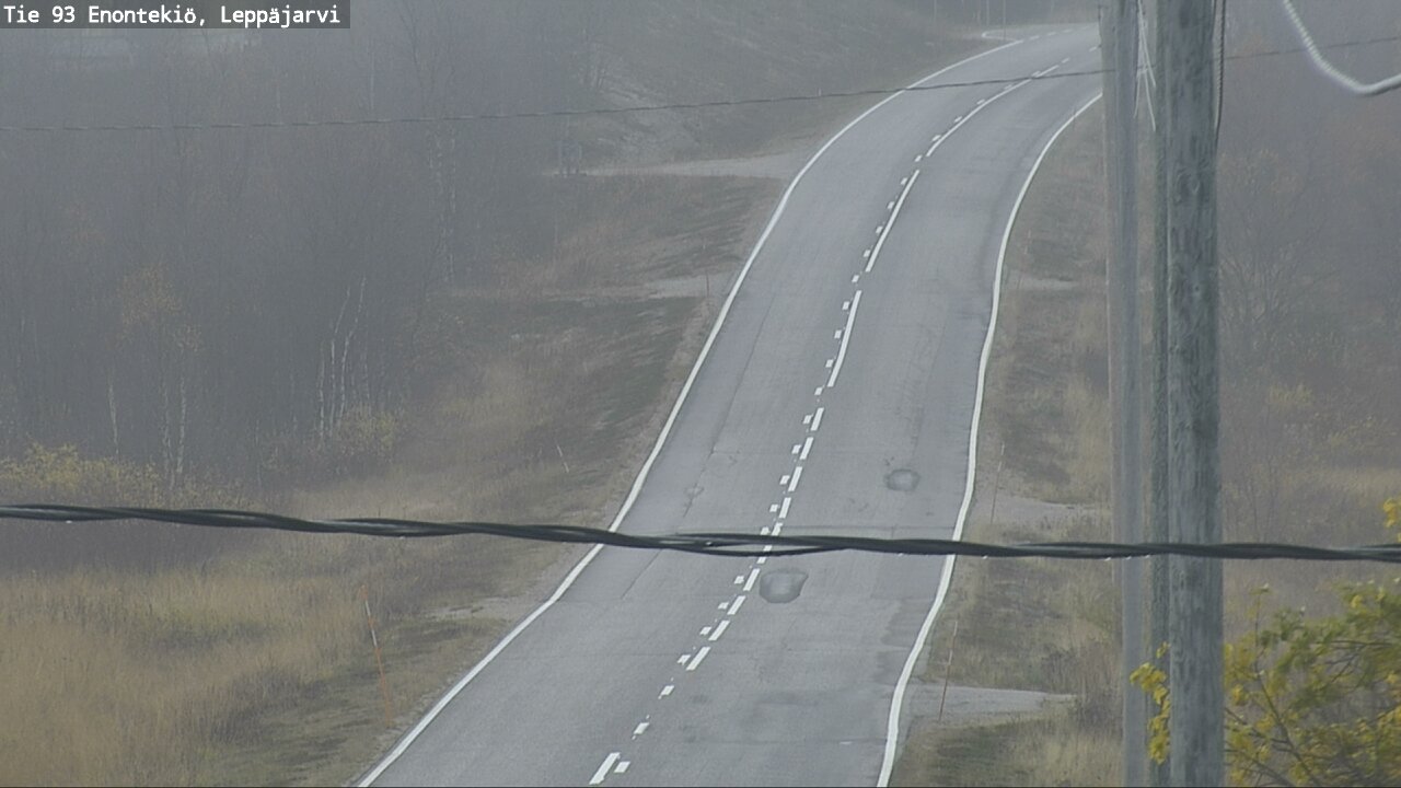 Weather Camera Image Road 93 Enontekiö, Leppäjärvi, Enontekiö, Lappi