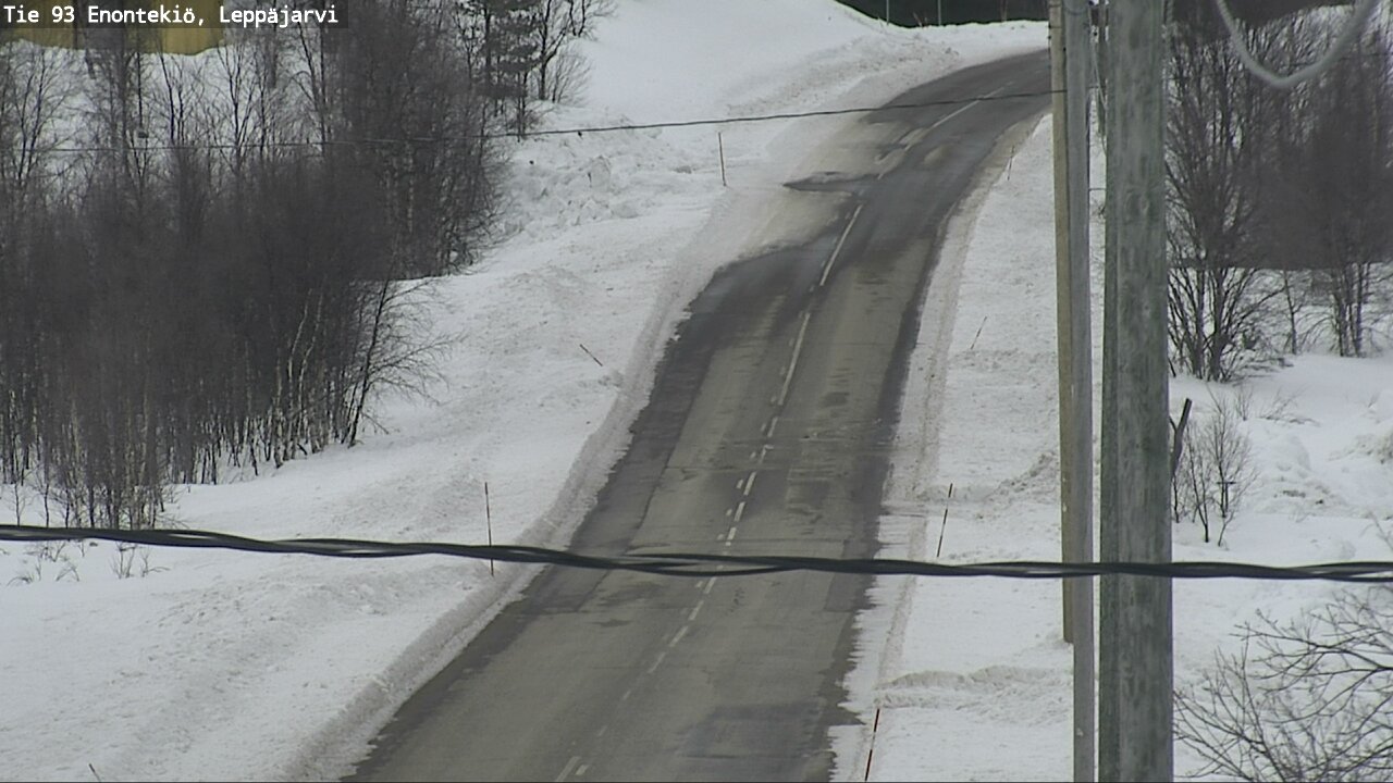 Kelikamerat Kuva Tie 93 Enontekiö, Leppäjärvi, Enontekiö, Lappi