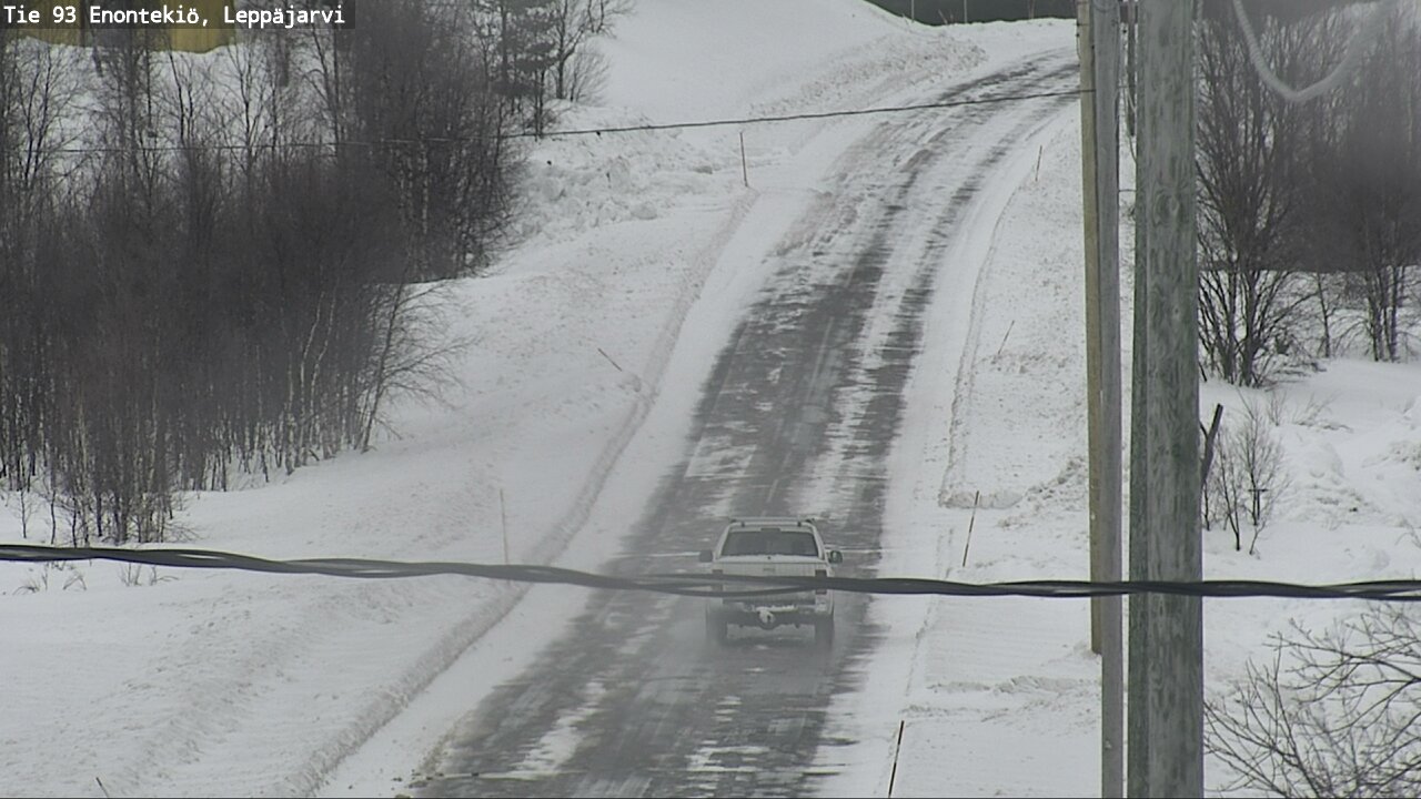 Weather Camera Image Road 93 Enontekiö, Leppäjärvi, Enontekiö, Lappi