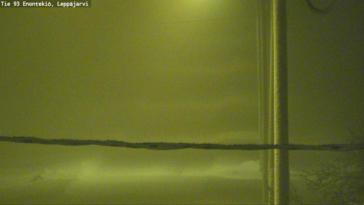 Weather Camera Image Väg 93 Enontekis, Leppäjärvi, Enontekiö, Lappi
