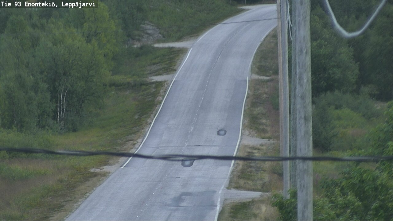 Weather Camera Image Road 93 Enontekiö, Leppäjärvi, Enontekiö, Lappi