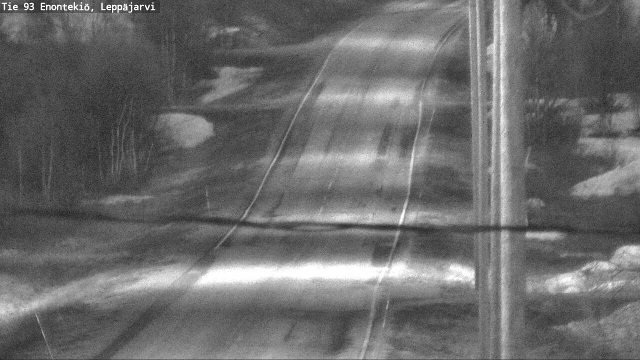 Weather Camera Image Road 93 Enontekiö, Leppäjärvi, Enontekiö, Lappi