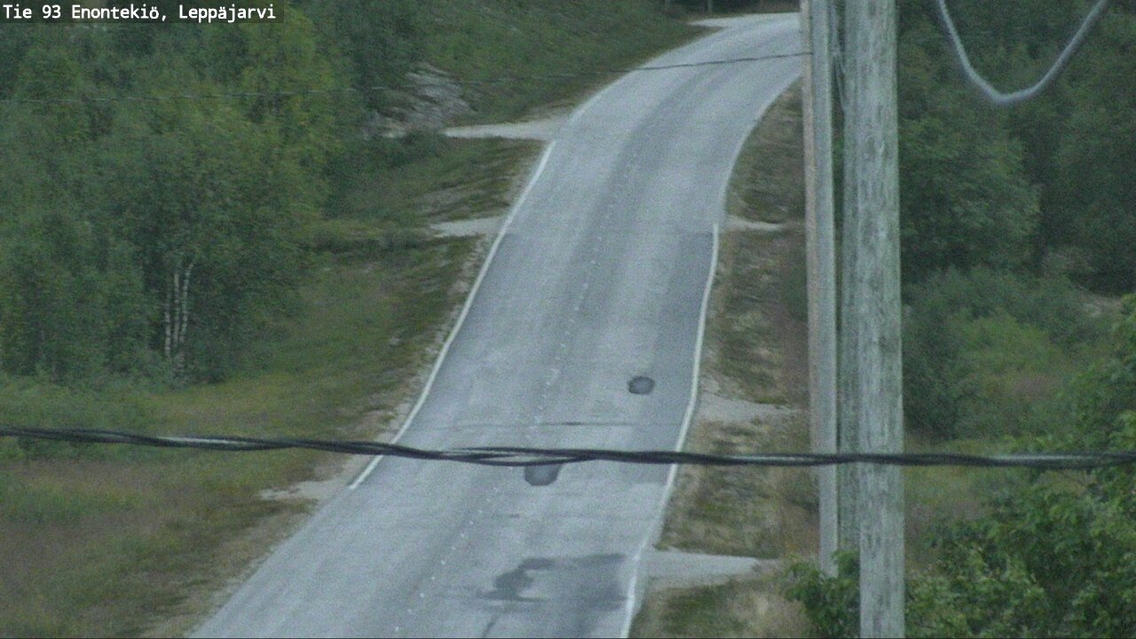 Weather Camera Image Road 93 Enontekiö, Leppäjärvi, Enontekiö, Lappi