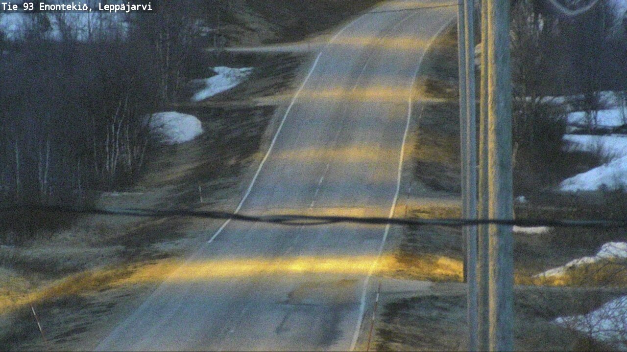 Kelikamerat Kuva Tie 93 Enontekiö, Leppäjärvi, Enontekiö, Lappi