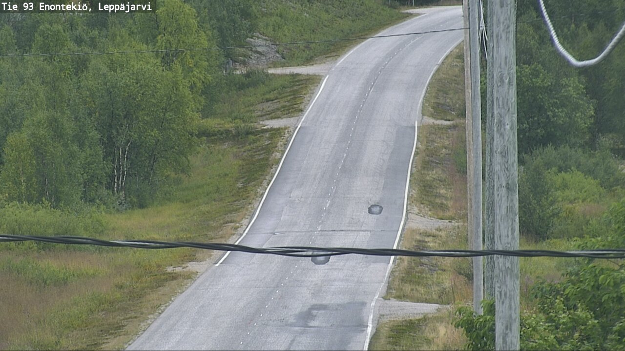 Weather Camera Image Road 93 Enontekiö, Leppäjärvi, Enontekiö, Lappi