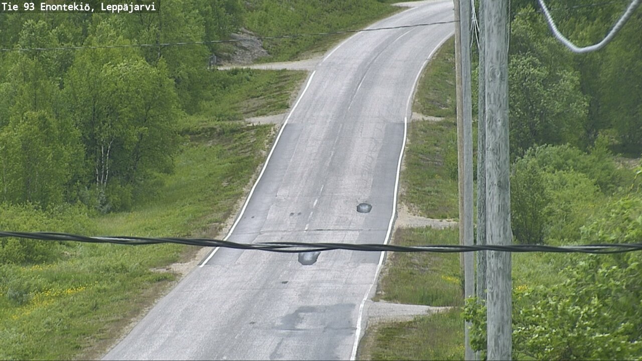 Weather Camera Image Väg 93 Enontekis, Leppäjärvi, Enontekiö, Lappi