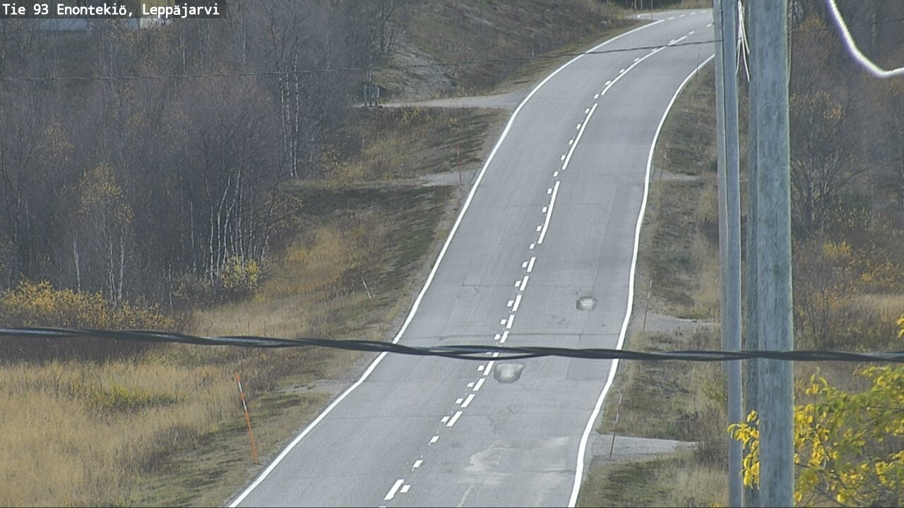 Weather Camera Image Road 93 Enontekiö, Leppäjärvi, Enontekiö, Lappi