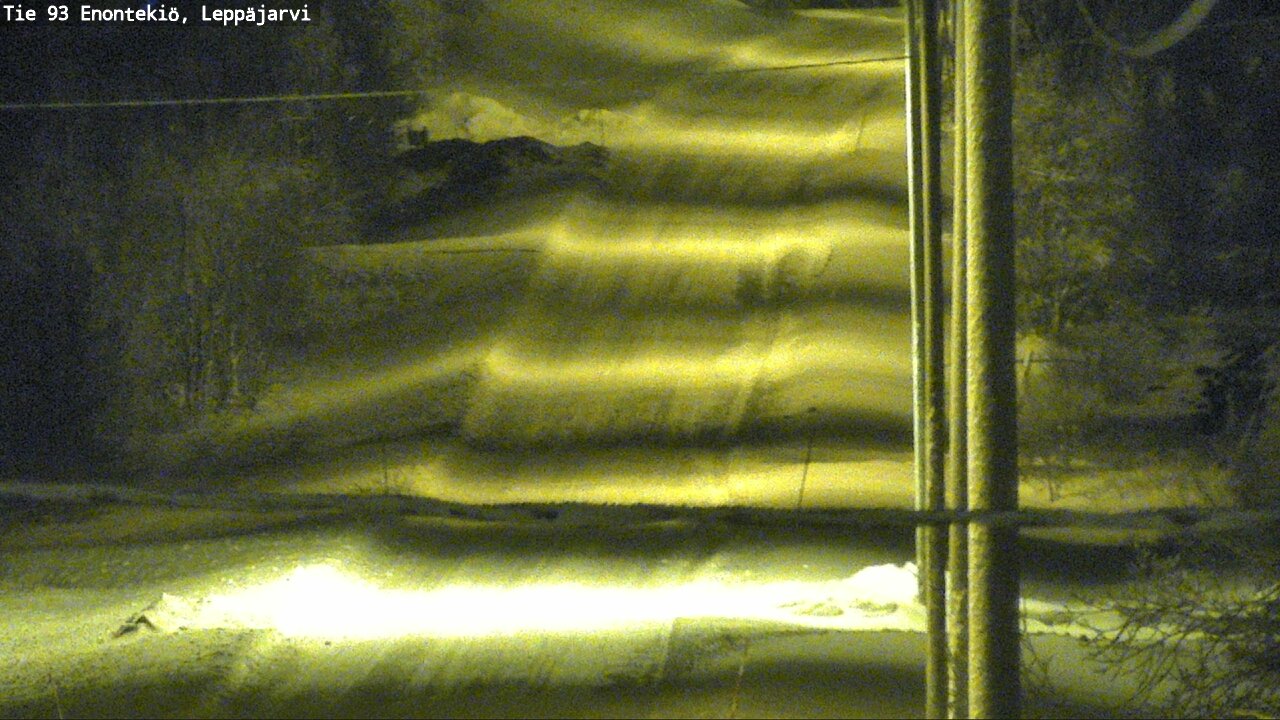Weather Camera Image Väg 93 Enontekis, Leppäjärvi, Enontekiö, Lappi