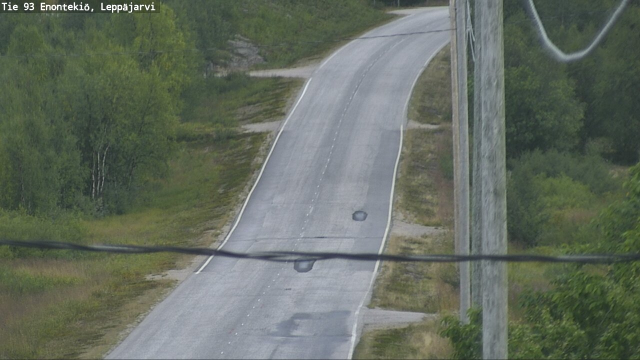 Weather Camera Image Road 93 Enontekiö, Leppäjärvi, Enontekiö, Lappi
