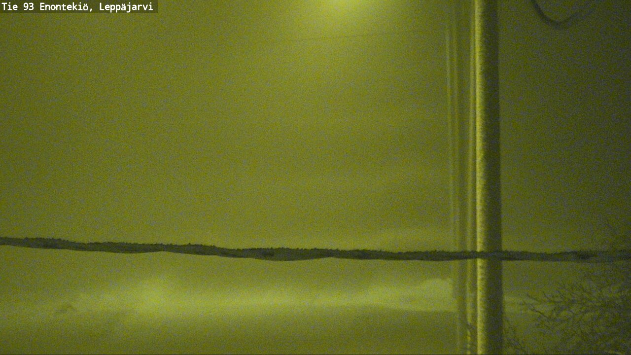 Weather Camera Image Väg 93 Enontekis, Leppäjärvi, Enontekiö, Lappi