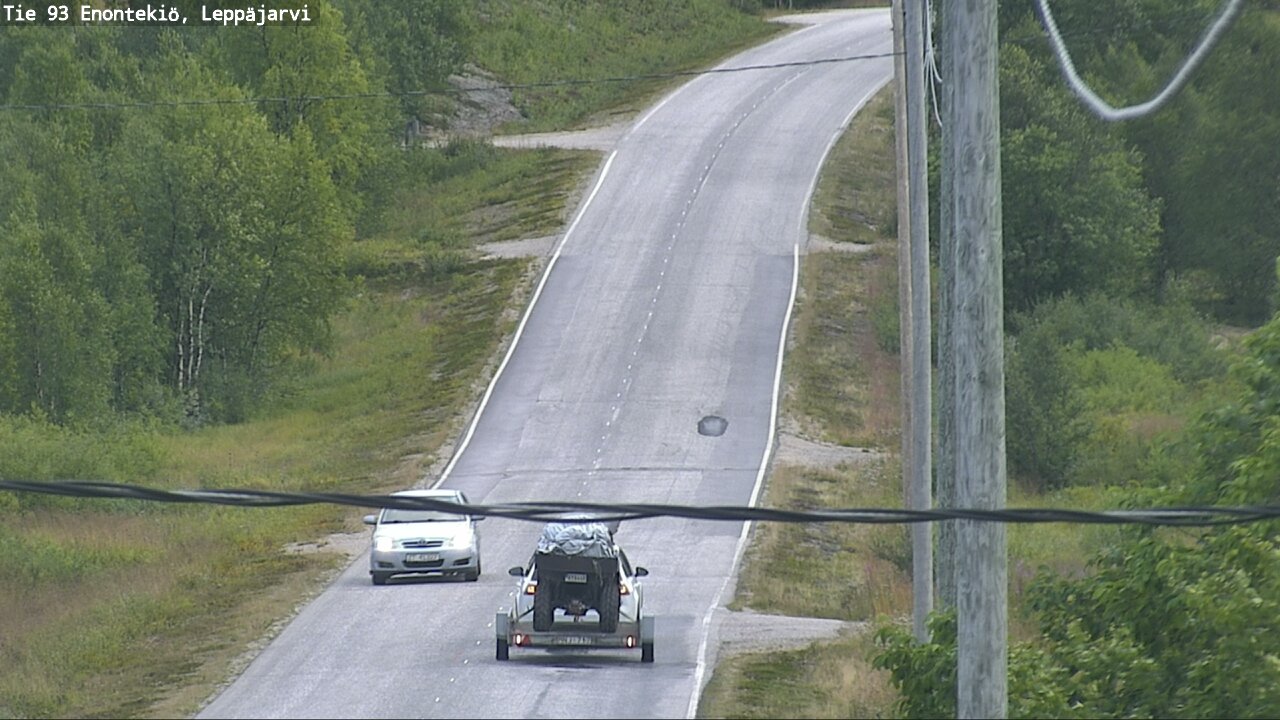 Weather Camera Image Road 93 Enontekiö, Leppäjärvi, Enontekiö, Lappi