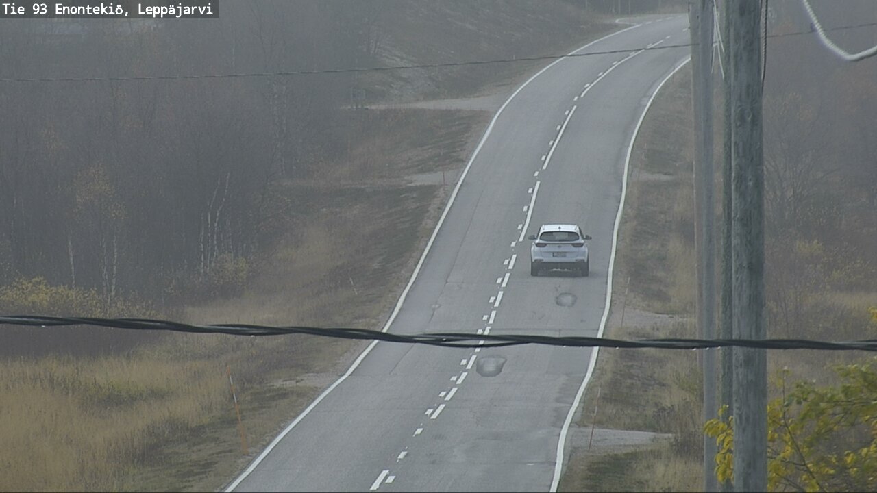 Weather Camera Image Road 93 Enontekiö, Leppäjärvi, Enontekiö, Lappi