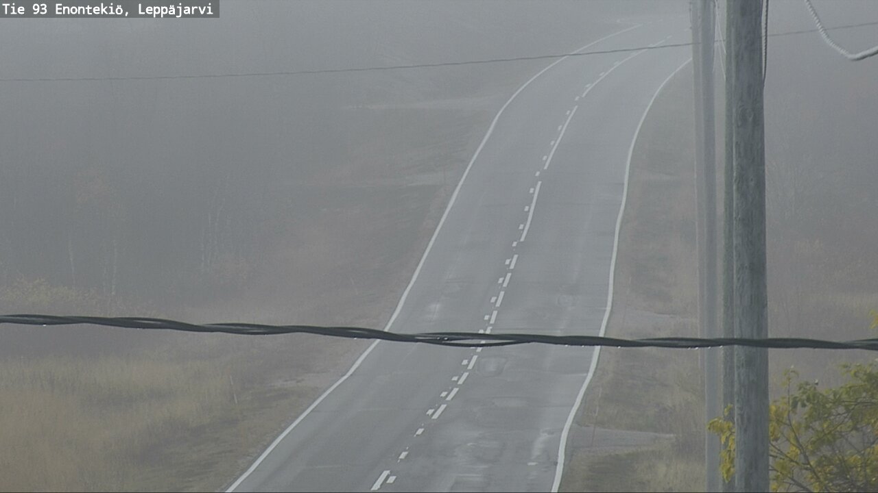 Weather Camera Image Road 93 Enontekiö, Leppäjärvi, Enontekiö, Lappi