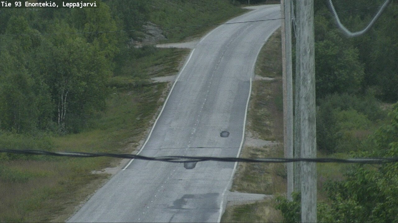 Weather Camera Image Road 93 Enontekiö, Leppäjärvi, Enontekiö, Lappi
