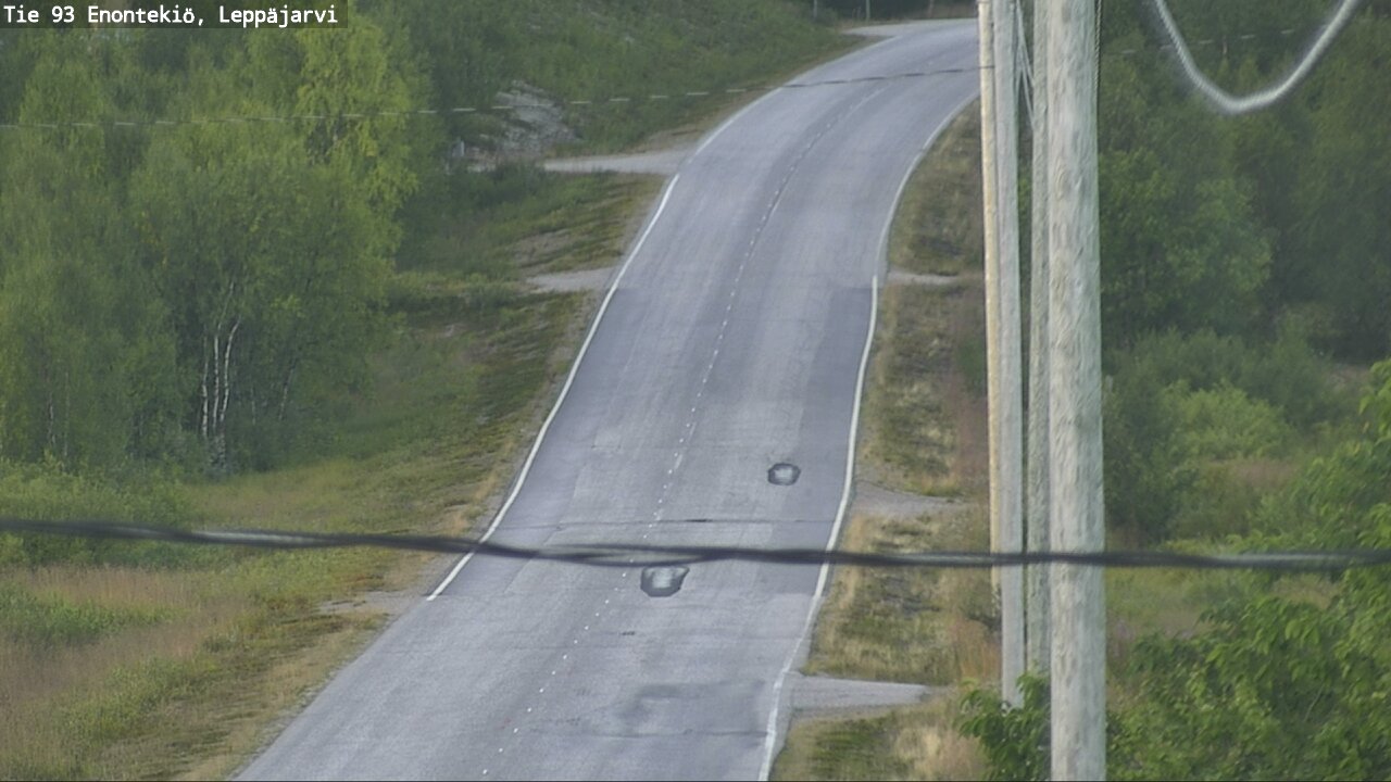 Weather Camera Image Road 93 Enontekiö, Leppäjärvi, Enontekiö, Lappi