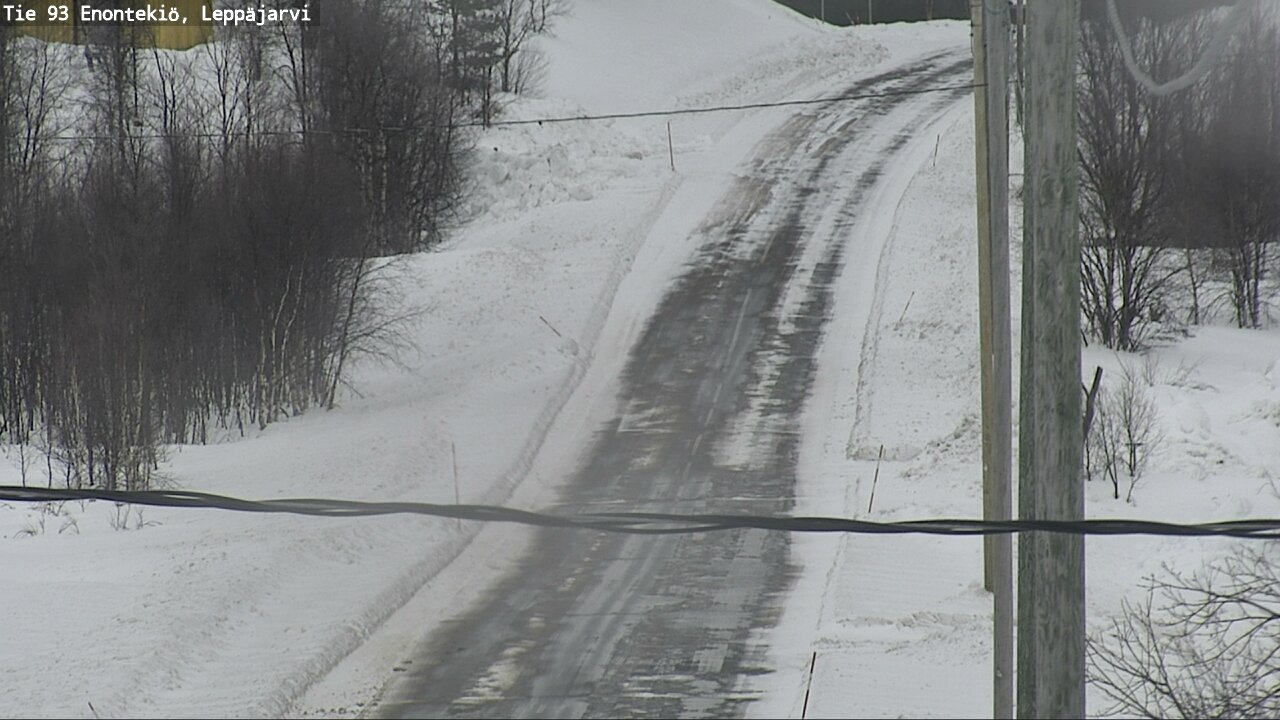 Weather Camera Image Road 93 Enontekiö, Leppäjärvi, Enontekiö, Lappi