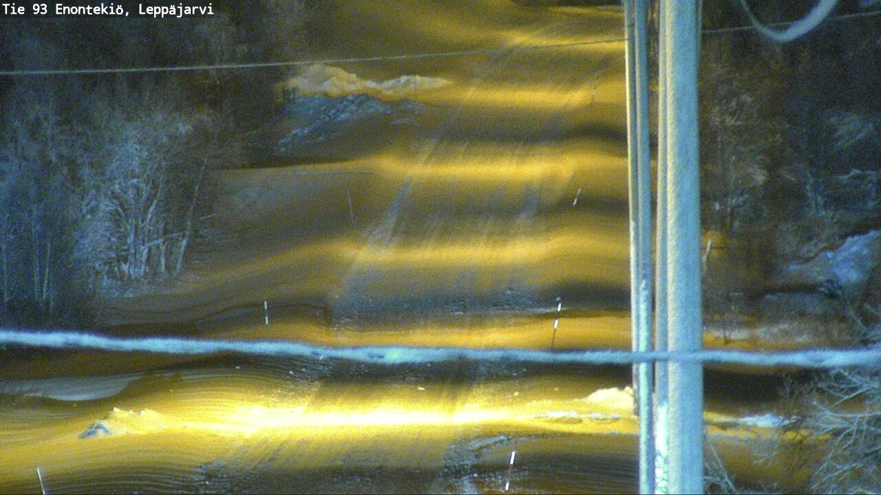 Weather Camera Image Väg 93 Enontekis, Leppäjärvi, Enontekiö, Lappi