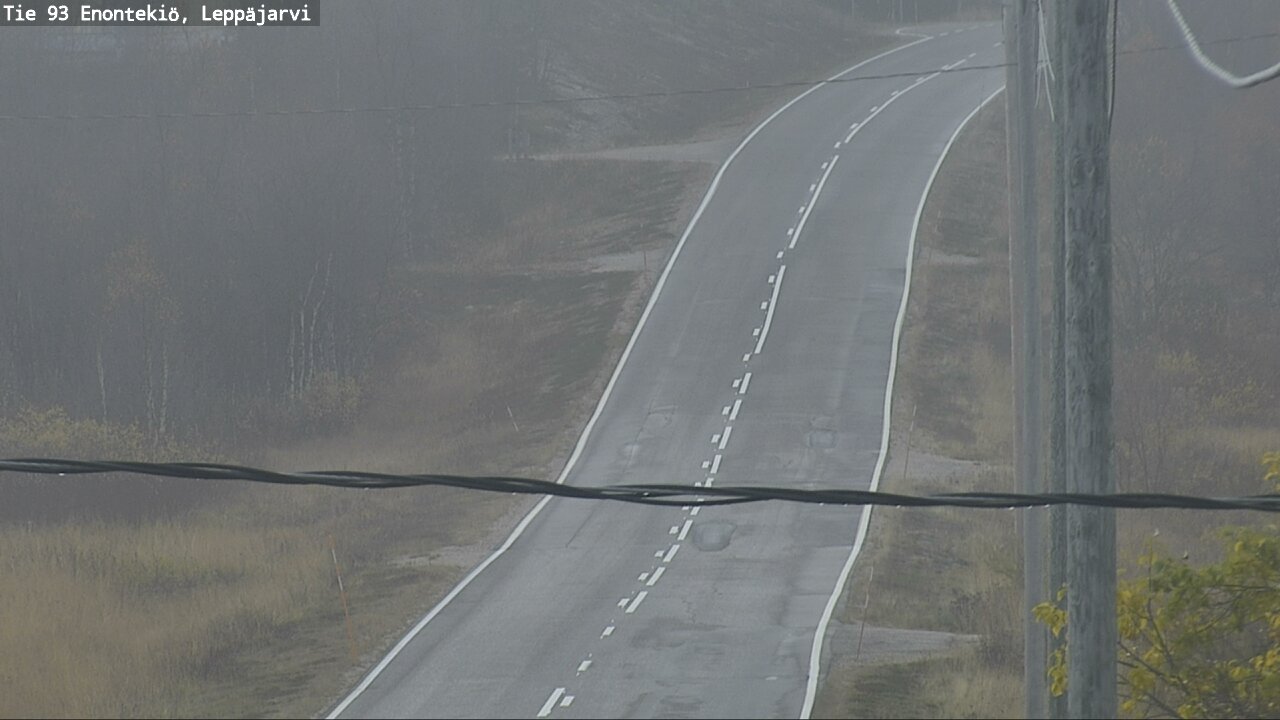 Weather Camera Image Road 93 Enontekiö, Leppäjärvi, Enontekiö, Lappi
