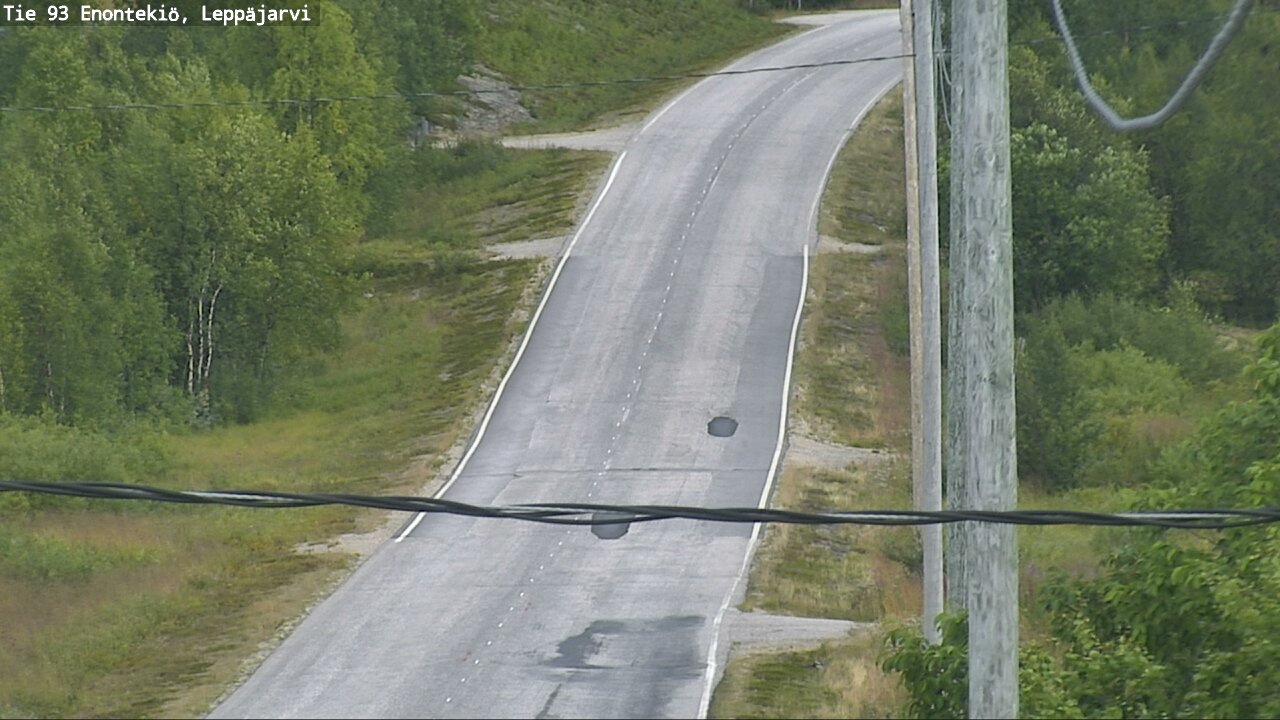 Weather Camera Image Road 93 Enontekiö, Leppäjärvi, Enontekiö, Lappi