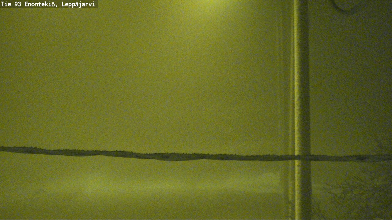 Weather Camera Image Väg 93 Enontekis, Leppäjärvi, Enontekiö, Lappi