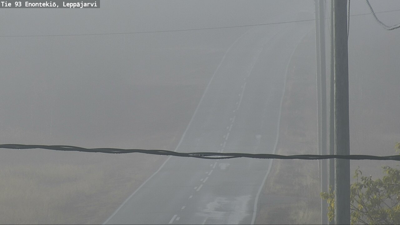 Weather Camera Image Road 93 Enontekiö, Leppäjärvi, Enontekiö, Lappi