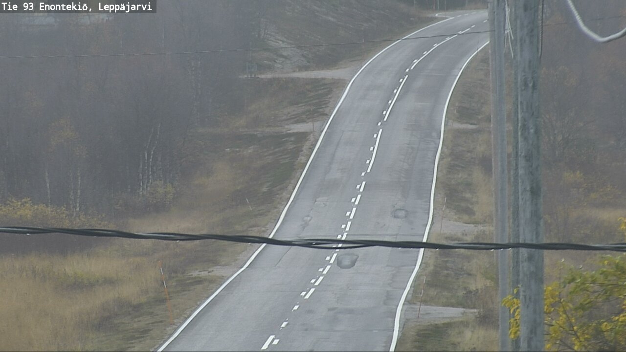 Weather Camera Image Road 93 Enontekiö, Leppäjärvi, Enontekiö, Lappi