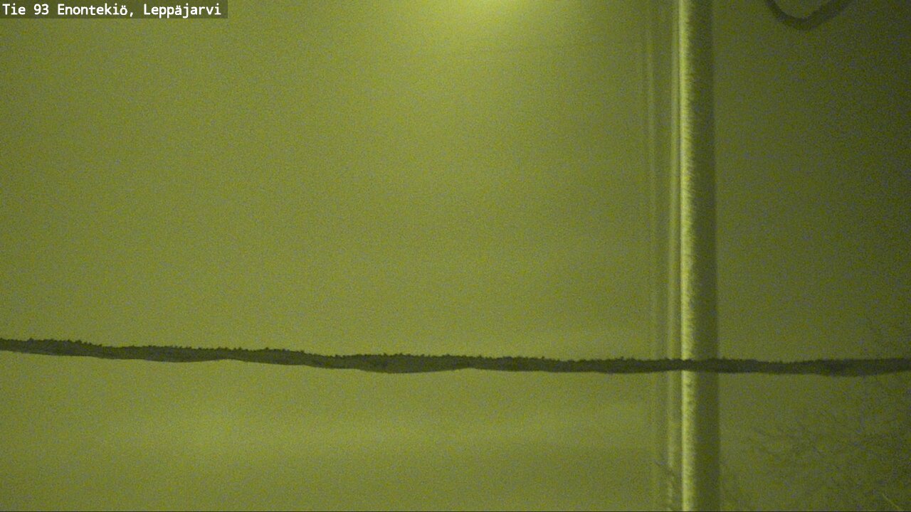 Weather Camera Image Väg 93 Enontekis, Leppäjärvi, Enontekiö, Lappi
