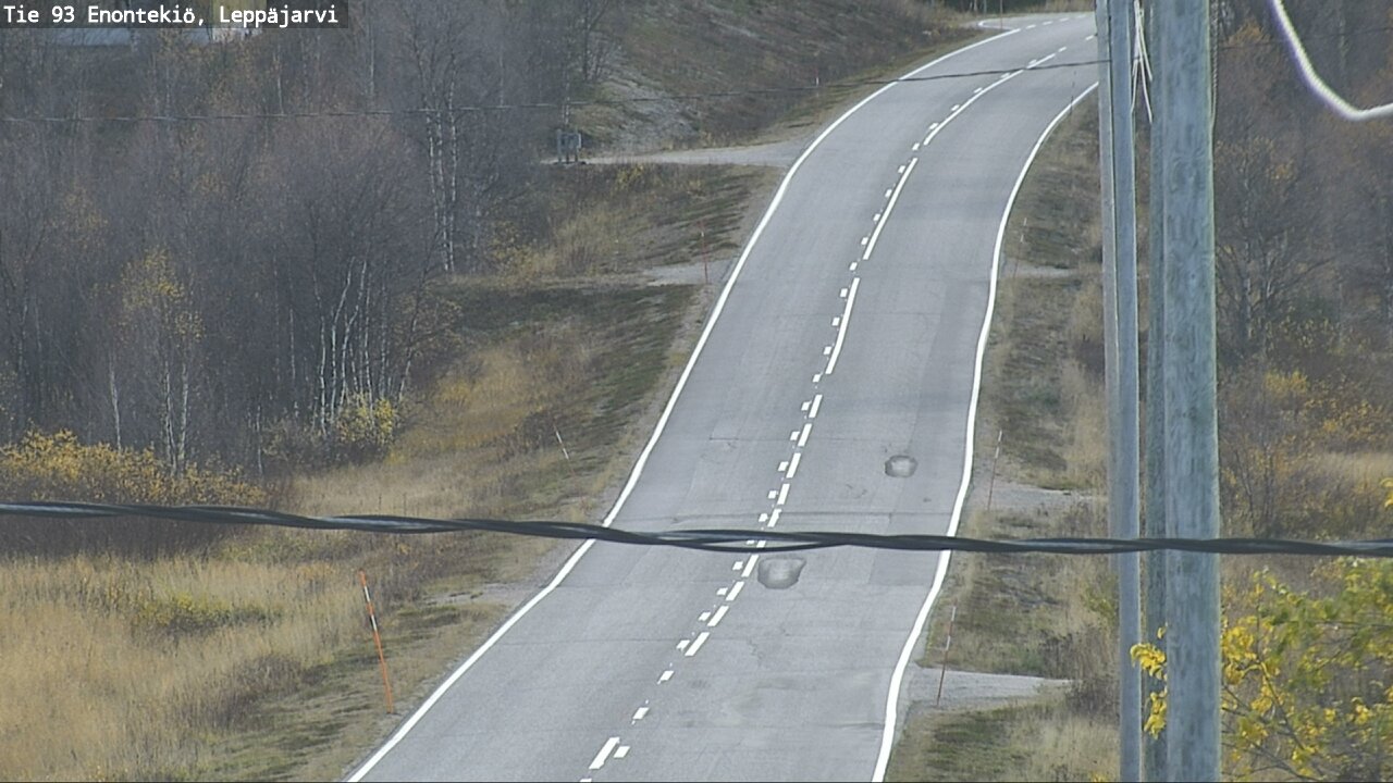 Weather Camera Image Road 93 Enontekiö, Leppäjärvi, Enontekiö, Lappi