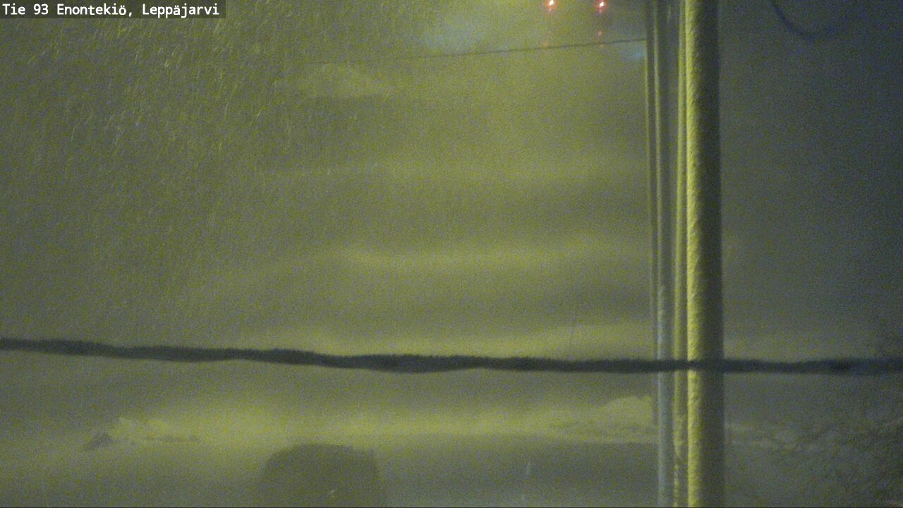Weather Camera Image Väg 93 Enontekis, Leppäjärvi, Enontekiö, Lappi