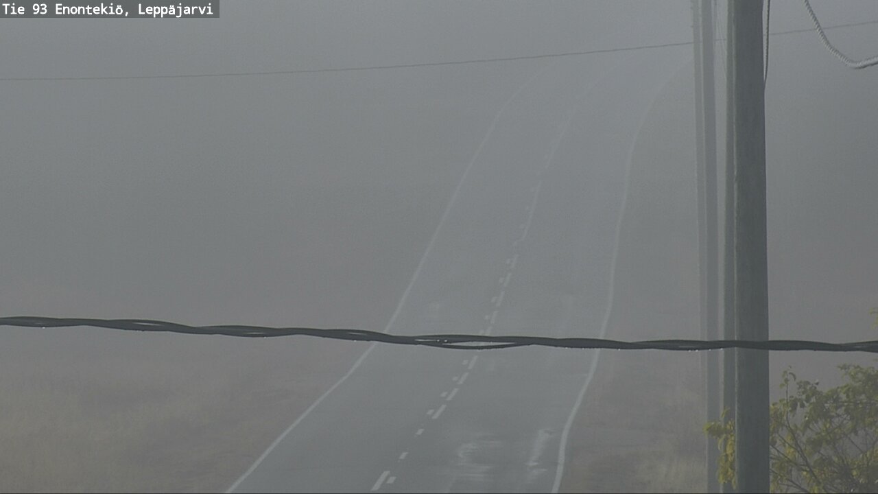 Weather Camera Image Road 93 Enontekiö, Leppäjärvi, Enontekiö, Lappi