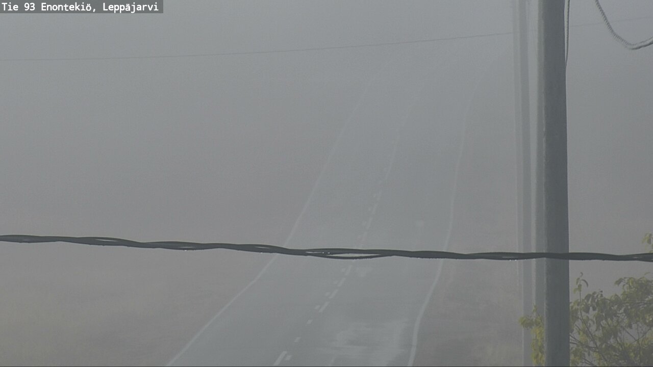 Weather Camera Image Road 93 Enontekiö, Leppäjärvi, Enontekiö, Lappi