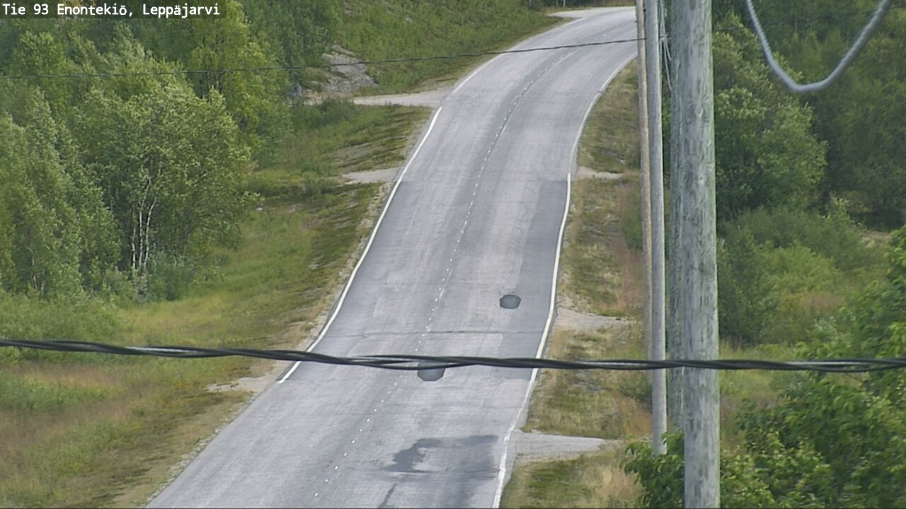 Weather Camera Image Road 93 Enontekiö, Leppäjärvi, Enontekiö, Lappi