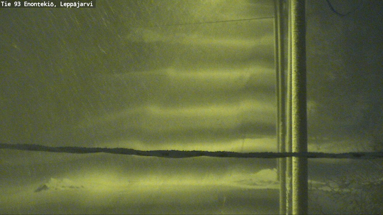 Weather Camera Image Väg 93 Enontekis, Leppäjärvi, Enontekiö, Lappi