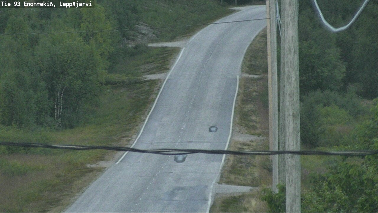 Weather Camera Image Road 93 Enontekiö, Leppäjärvi, Enontekiö, Lappi