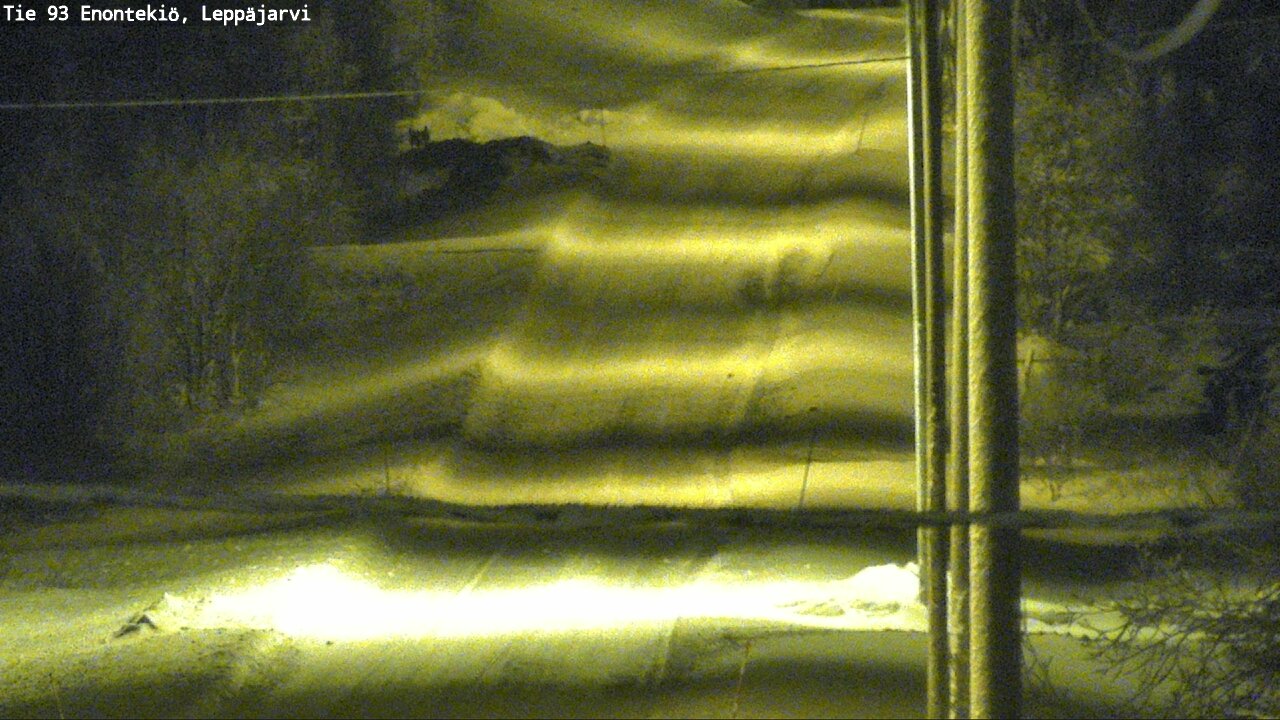 Weather Camera Image Väg 93 Enontekis, Leppäjärvi, Enontekiö, Lappi