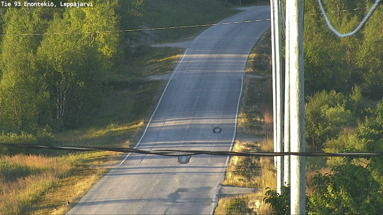 Weather Camera Image Road 93 Enontekiö, Leppäjärvi, Enontekiö, Lappi